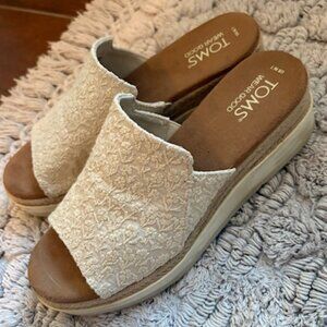 TOMS Margot Wedge Sandal - Size 7